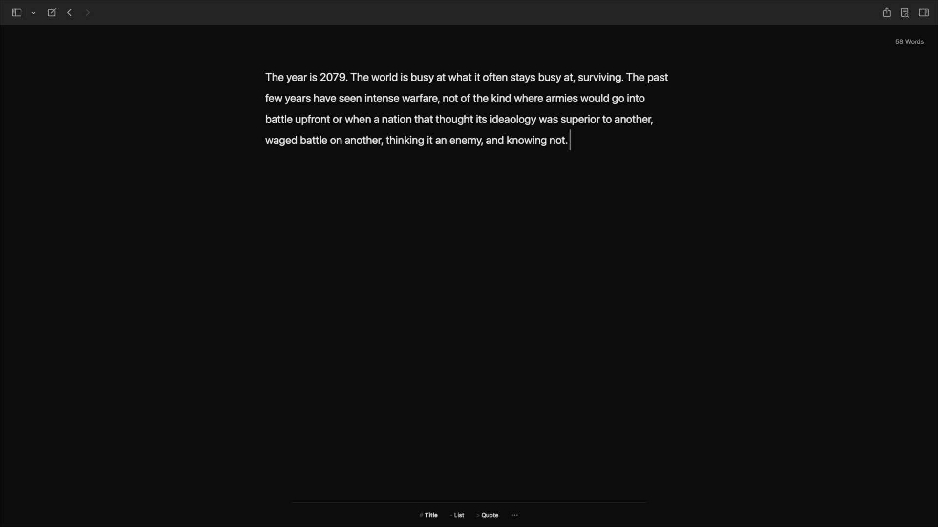 Novel Concept Session