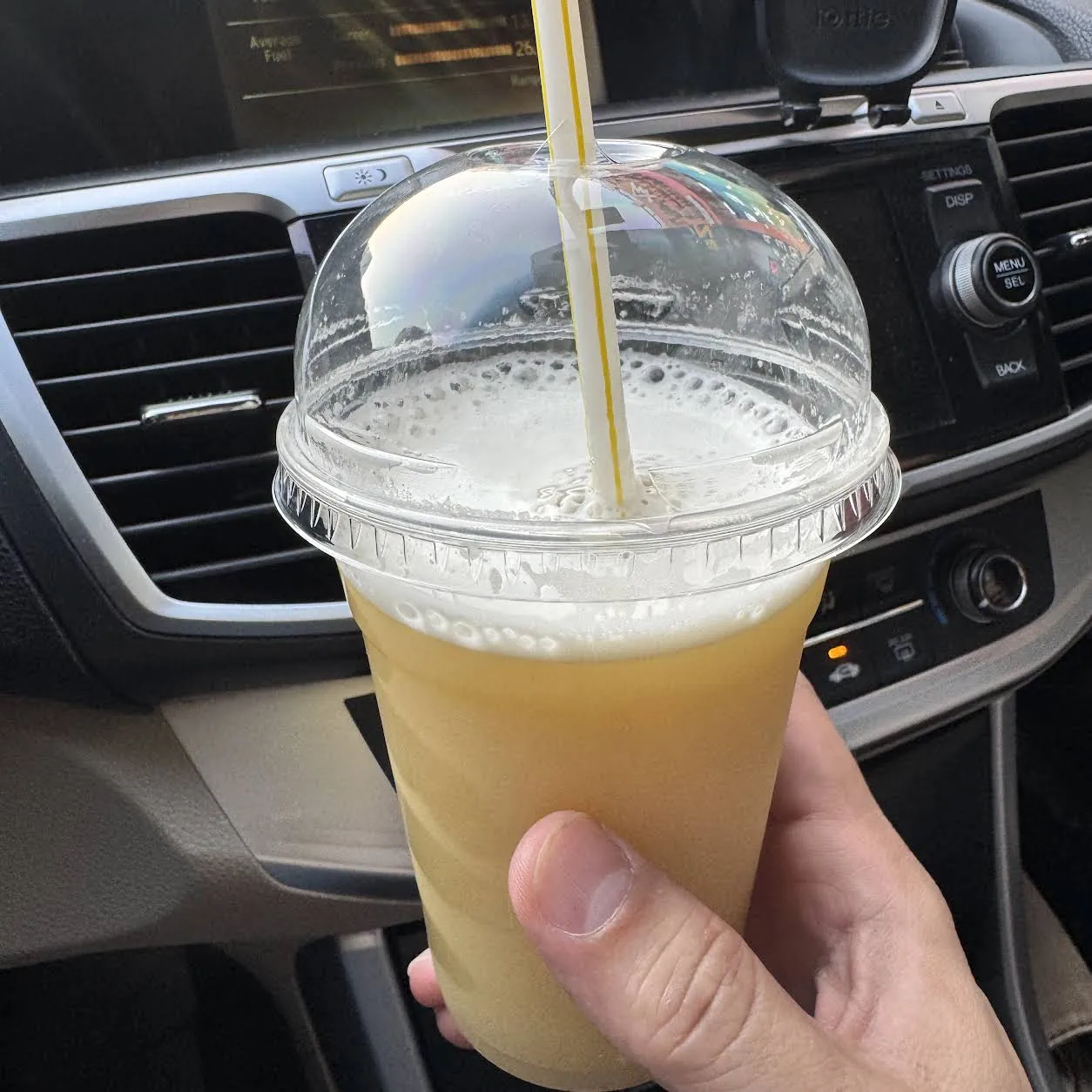 Sugarcane juice in a cup