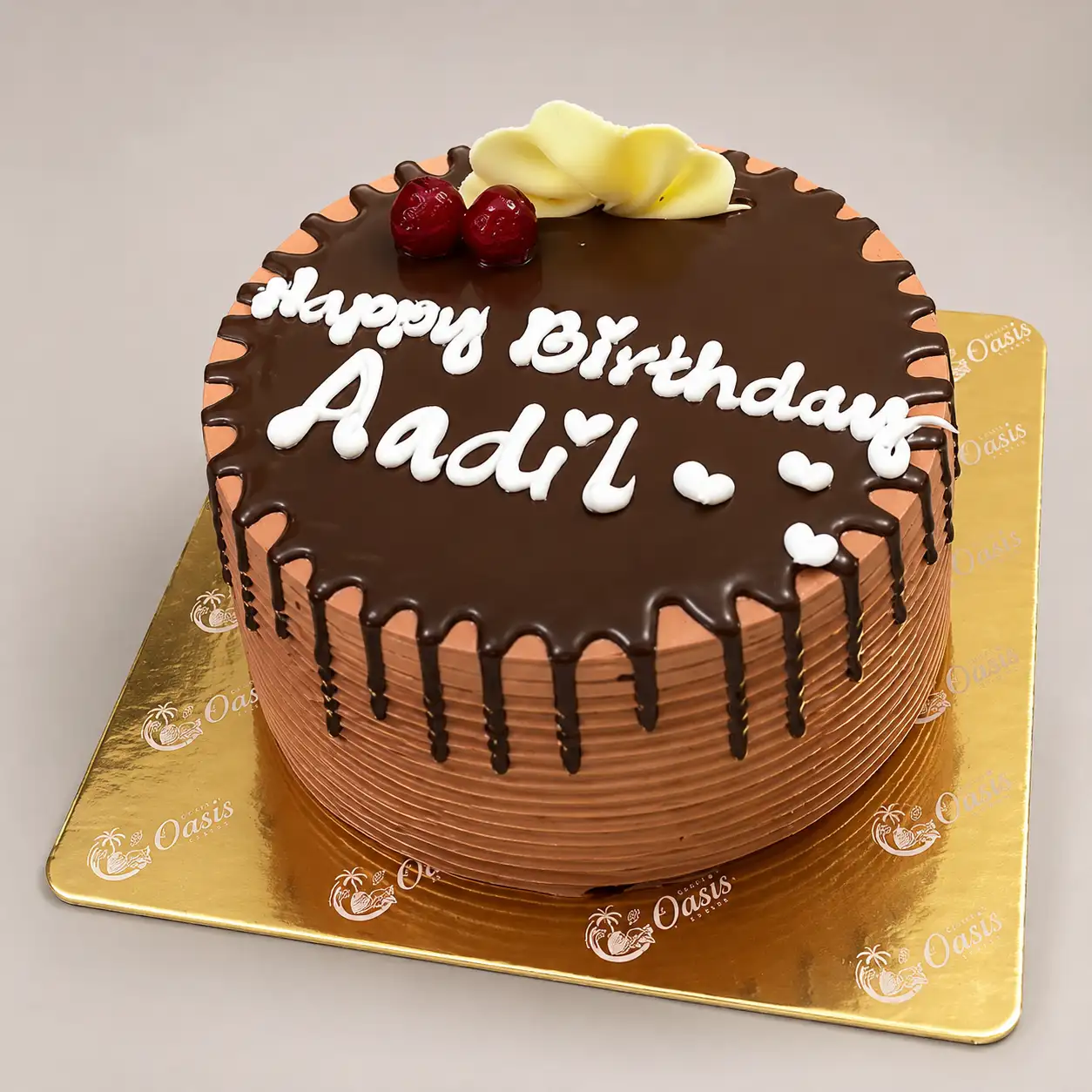 Chocolate Fudge Cake image from Yasser Masood YouTube post.